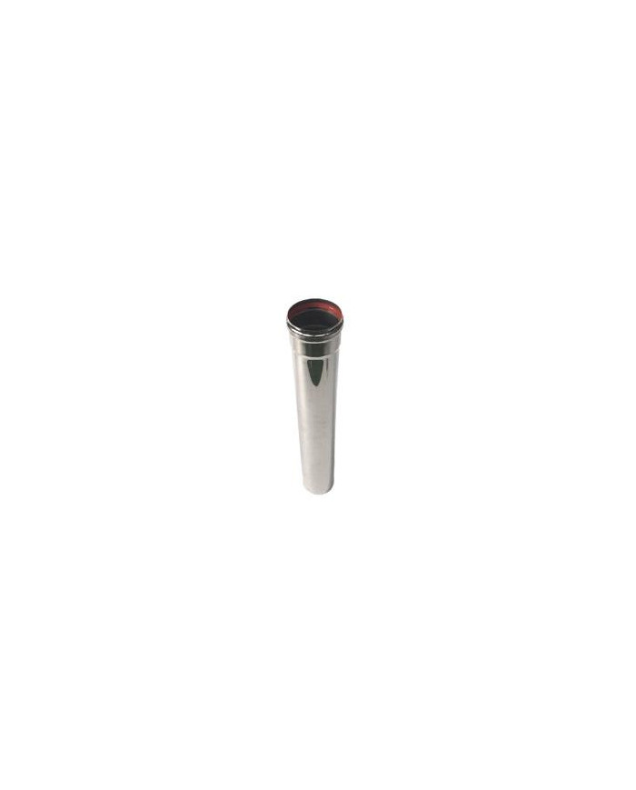 TUBO EXT.PELLET A.INOX 0.5MT D 80MM